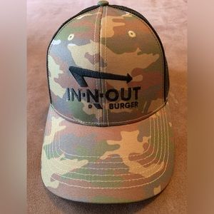 In-N-Out burger Camo trucker hat, never worn. Excellent condition!